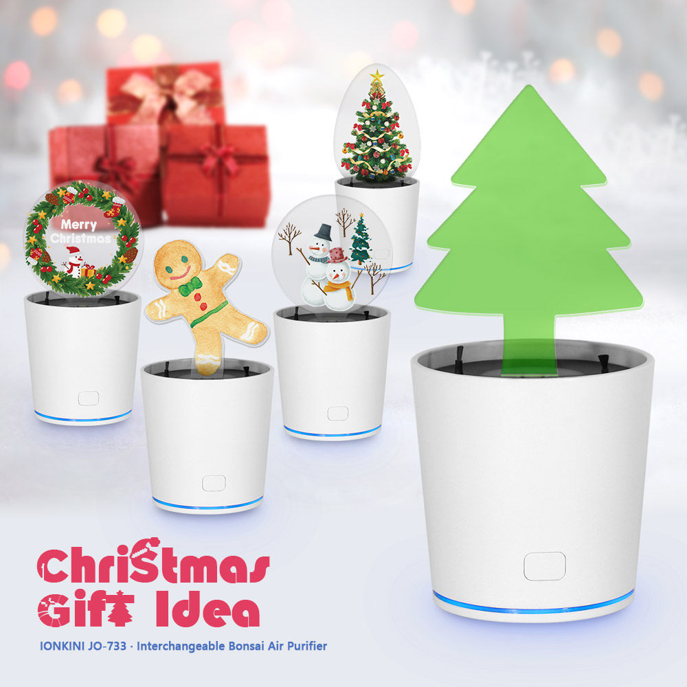 Unique, Beautiful and Practical Christmas Gifts - IONKINI Bonsai Air Purifier JO-733 for Car and Home