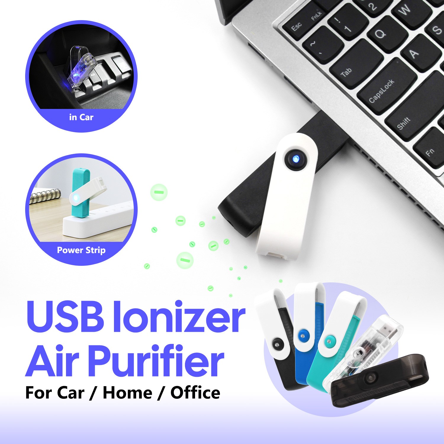 USB Air Purifier Ionizer